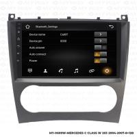 Araç Multimedya Mercedes W203 Android 12 Carplay 4Gb Ram + 64Gb Hdd 2004-2007 Navigasyon Ekran MYW