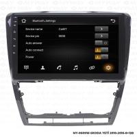 Araç Multimedya Skoda Yeti Android 12 Carplay 4Gb Ram + 64Gb Hdd 2010-2016 Navigasyon Ekran MYW