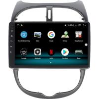 Fimex Peugeot 206 Android 10 Carplay Özellikli Navigasyon Multimedya Ekran 2gb Ram + 32GB HDD