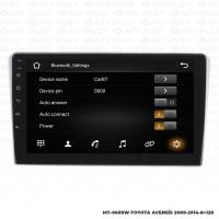 TOYOTA AVENSİS ANDROİD 12 MULTİMEDYA CARPLAY 4GB RAM+64GB HDD 2009-2014 NAVİGASYON EKRAN